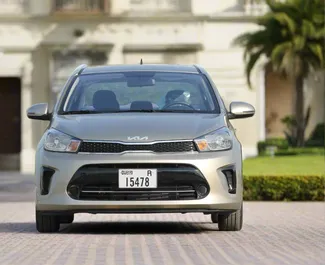 Noleggio auto Kia Pegas #13288 Automatico a Dubai, dotata di motore 1,4L ➤ Da Mohammad negli Emirati Arabi Uniti.