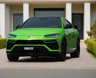 Vista frontale di un noleggio Lamborghini Urus a Dubai, Emirati Arabi Uniti ✓ Auto #13298. ✓ Cambio Automatico TM ✓ 0 recensioni.