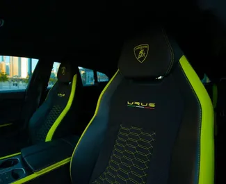 Noleggio auto Lamborghini Urus 2022 negli Emirati Arabi Uniti, con carburante Benzina e 641 cavalli di potenza ➤ A partire da 2900 AED al giorno.