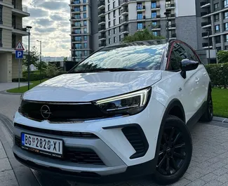 Noleggio auto Opel Crossland 2021 in Serbia, con carburante Benzina e 130 cavalli di potenza ➤ A partire da 49 EUR al giorno.