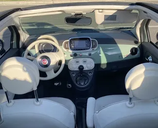 Noleggio Fiat 500 Cabrio. Auto Economica, Comfort, Cabrio per il noleggio in Georgia ✓ Cauzione di Senza deposito ✓ Opzioni assicurative RCT, SCDW, FDW, Passeggeri, Furto, Senza deposito.