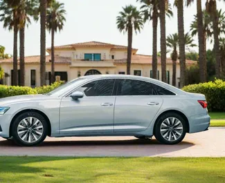 Audi A6 2023 disponibile per il noleggio a Dubai, con limite di chilometraggio di illimitato.