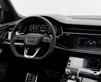 Motore Benzina da 4,0L di Audi RS Q8 2023 per il noleggio a Dubai.