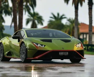 Noleggio auto Lamborghini Huracan STO #13340 Automatico a Dubai, dotata di motore 5,2L ➤ Da Mohammad negli Emirati Arabi Uniti.