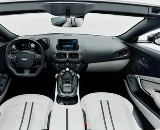 Motore Benzina da 4,0L di Aston Martin Vantage 2023 per il noleggio a Dubai.