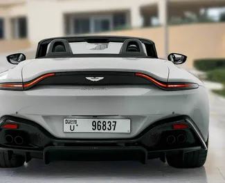 Noleggio Aston Martin Vantage. Auto Premium, Lusso per il noleggio negli Emirati Arabi Uniti ✓ Cauzione di Deposito di 2500 AED ✓ Opzioni assicurative RCT.