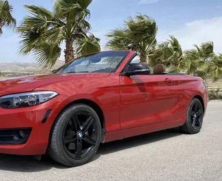 Noleggio BMW 218i Cabrio. Auto Comfort, Premium, Cabrio per il noleggio in Spagna ✓ Cauzione di Deposito di 1000 EUR ✓ Opzioni assicurative RCT.