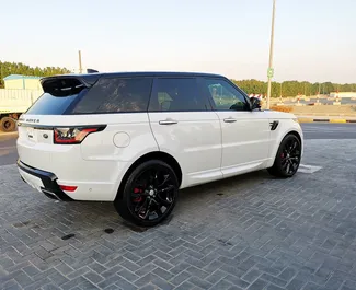 Noleggio auto Land Rover Range Rover Sport 2021 negli Emirati Arabi Uniti, con carburante Benzina e 400 cavalli di potenza ➤ A partire da 600 AED al giorno.