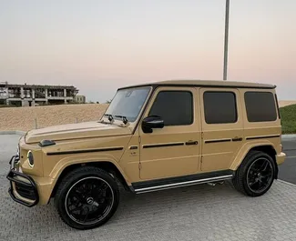 Mercedes-Benz G63 2019 disponibile per il noleggio a Dubai, con limite di chilometraggio di illimitato.