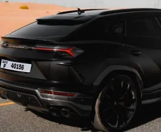 Noleggio auto Lamborghini Urus 2023 negli Emirati Arabi Uniti, con carburante Benzina e 641 cavalli di potenza ➤ A partire da 2435 AED al giorno.