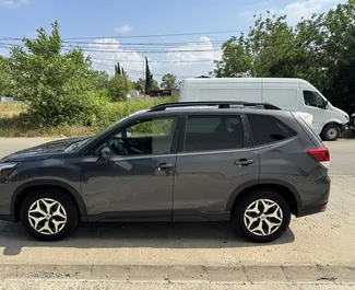 Subaru Forester 2020 disponibile per il noleggio a Kutaisi, con limite di chilometraggio di illimitato.