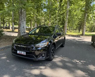 Vista frontale di un noleggio Subaru Crosstrek a Kutaisi, Georgia ✓ Auto #14023. ✓ Cambio Automatico TM ✓ 0 recensioni.