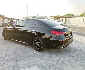 Noleggio Mercedes-Benz C300 Cabrio. Auto Premium, Lusso, Cabrio per il noleggio negli Emirati Arabi Uniti ✓ Cauzione di Deposito di 2500 AED ✓ Opzioni assicurative RCT.
