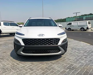Noleggio auto Hyundai Kona 2023 negli Emirati Arabi Uniti, con carburante Benzina e 147 cavalli di potenza ➤ A partire da 150 AED al giorno.
