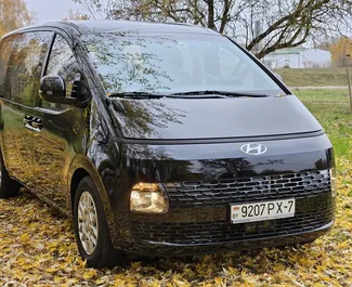 Noleggio auto Hyundai Staria 2024 in Bielorussia, con carburante Diesel e 177 cavalli di potenza ➤ A partire da 83 USD al giorno.