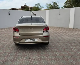 Noleggio auto Kia Pegas 2025 negli Emirati Arabi Uniti, con carburante Benzina e 95 cavalli di potenza ➤ A partire da 47 AED al giorno.