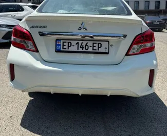 Noleggio auto Mitsubishi Attrage 2022 in Georgia, con carburante Benzina e 76 cavalli di potenza ➤ A partire da 94 GEL al giorno.