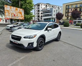 Interni di Subaru Crosstrek in affitto in Georgia. Un'ottima auto da 5 posti con cambio Automatico.