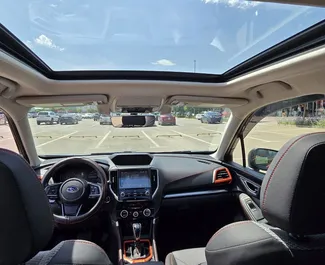 Vista frontale di un noleggio Subaru Forester a Tbilisi, Georgia ✓ Auto #14399. ✓ Cambio Automatico TM ✓ 0 recensioni.