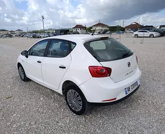 Noleggio SEAT Ibiza. Auto Economica, Comfort per il noleggio in Albania ✓ Cauzione di Deposito di 100 EUR ✓ Opzioni assicurative RCT, FDW, Giovane.