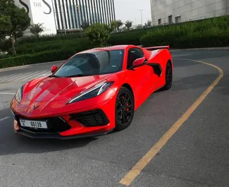 Noleggio auto Chevrolet Corvette 2025 negli Emirati Arabi Uniti, con carburante Benzina e 655 cavalli di potenza ➤ A partire da 1020 AED al giorno.