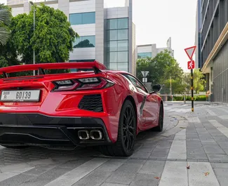 Motore Benzina da 6,2L di Chevrolet Corvette 2025 per il noleggio a Dubai.