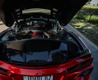 Interni di Chevrolet Corvette in affitto in Georgia. Un'ottima auto da 2 posti con cambio Automatico.