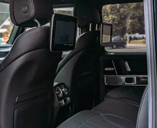 Noleggio Mercedes-Benz G63 AMG. Auto Premium, Lusso, SUV per il noleggio negli Emirati Arabi Uniti ✓ Cauzione di Senza deposito ✓ Opzioni assicurative RCT.