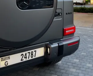 Noleggio auto Mercedes-Benz G63 AMG #14505 Automatico a Dubai, dotata di motore 4,4L ➤ Da Lasha negli Emirati Arabi Uniti.