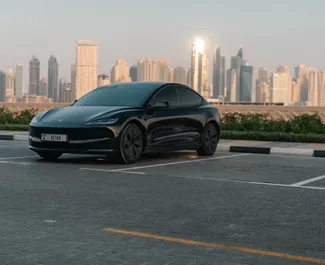 Motore Elettrica da L di Tesla Model 3 2023 per il noleggio a Dubai.