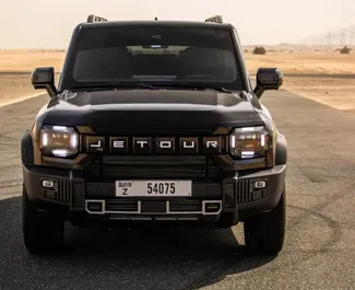 Motore Benzina da 5,7L di Jetour T2 2025 per il noleggio a Dubai.