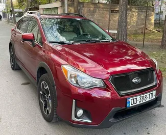 Vista frontale di un noleggio Subaru XV a Tbilisi, Georgia ✓ Auto #14753. ✓ Cambio Automatico TM ✓ 1 recensioni.