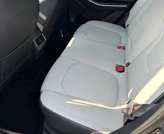 JAC JS4 2024 disponibile per il noleggio a Dubai, con limite di chilometraggio di 250 km/giorno.