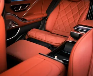 Noleggio auto Mercedes-Benz S-Class Maybach 2024 in Georgia, con carburante Benzina e 496 cavalli di potenza ➤ A partire da 2600 GEL al giorno.