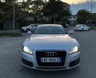 Vista frontale di un noleggio Audi A7 a Tirana, Albania ✓ Auto #14839. ✓ Cambio Automatico TM ✓ 0 recensioni.