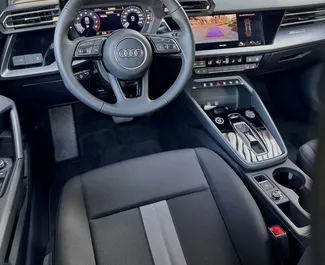 Noleggio Audi A3 Sedan. Auto Comfort, Premium per il noleggio negli Emirati Arabi Uniti ✓ Cauzione di Senza deposito ✓ Opzioni assicurative RCT.