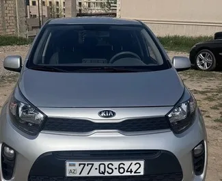Vista frontale di un noleggio Kia Picanto a Baku, Azerbaigian ✓ Auto #15062. ✓ Cambio Automatico TM ✓ 0 recensioni.