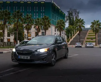 Noleggio Subaru Impreza. Auto Comfort per il noleggio in Georgia ✓ Cauzione di Senza deposito ✓ Opzioni assicurative RCT, SCDW, Passeggeri, Furto, Giovane, Senza deposito.