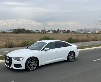 Vista frontale di un noleggio Audi A6 a Belgrado, Serbia ✓ Auto #15058. ✓ Cambio Automatico TM ✓ 0 recensioni.