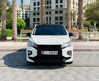 Noleggio auto Mitsubishi Attrage 2025 negli Emirati Arabi Uniti, con carburante Benzina e 80 cavalli di potenza ➤ A partire da 65 AED al giorno.