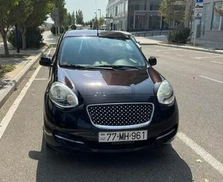 Vista frontale di un noleggio Nissan Micra a Baku, Azerbaigian ✓ Auto #15061. ✓ Cambio Automatico TM ✓ 0 recensioni.