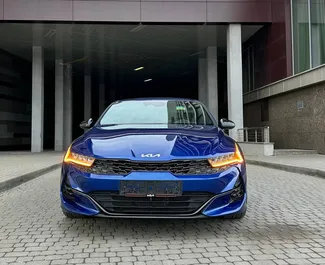 Noleggio auto Kia K5 2021 in Bielorussia, con carburante Benzina e 180 cavalli di potenza ➤ A partire da 62 USD al giorno.