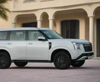 Noleggio auto Nissan Patrol 2025 negli Emirati Arabi Uniti, con carburante Benzina e 400 cavalli di potenza ➤ A partire da 430 AED al giorno.