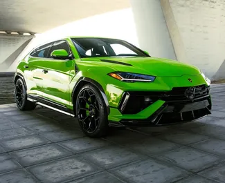 Noleggio auto Lamborghini Urus 2025 negli Emirati Arabi Uniti, con carburante Benzina e 657 cavalli di potenza ➤ A partire da 2580 AED al giorno.