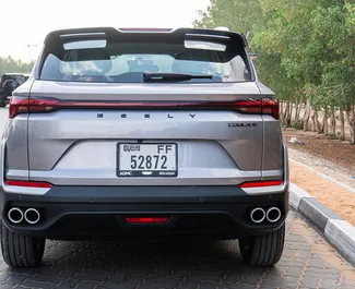 Noleggio auto Geely Coolray 2026 negli Emirati Arabi Uniti, con carburante Benzina e 177 cavalli di potenza ➤ A partire da 80 AED al giorno.
