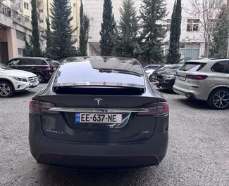 Noleggio auto Tesla Model-X 2016 in Georgia, con carburante Elettrica e 333 cavalli di potenza ➤ A partire da 300 GEL al giorno.