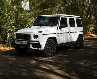 Noleggio auto Mercedes-Benz G63 AMG 2025 negli Emirati Arabi Uniti, con carburante Benzina e 670 cavalli di potenza ➤ A partire da 1850 AED al giorno.