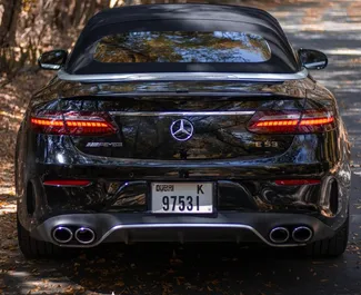 Noleggio Mercedes-Benz E53 AMG. Auto Premium, Lusso, Cabrio per il noleggio negli Emirati Arabi Uniti ✓ Cauzione di Deposito di 2000 AED ✓ Opzioni assicurative RCT.
