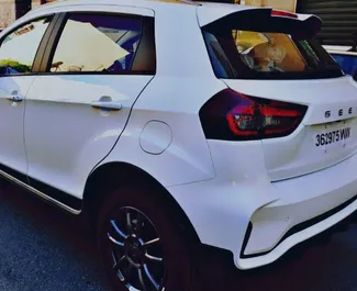 Vista frontale di un noleggio Geely GX3 pro a Marrakech, Marocco ✓ Auto #15409. ✓ Cambio Automatico TM ✓ 0 recensioni.