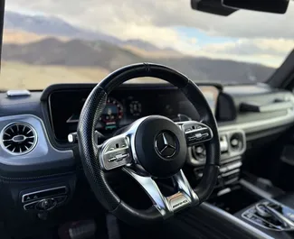 Mercedes-Benz G63 2021 disponibile per il noleggio a Tbilisi, con limite di chilometraggio di 200 km/giorno.